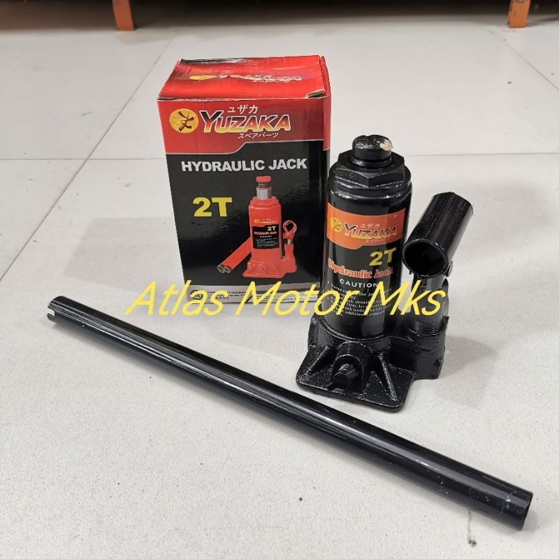 [1PC] DONGKRAK BOTOL HYDRAULIC JACK KAPASITAS 2TON - YUZAKA