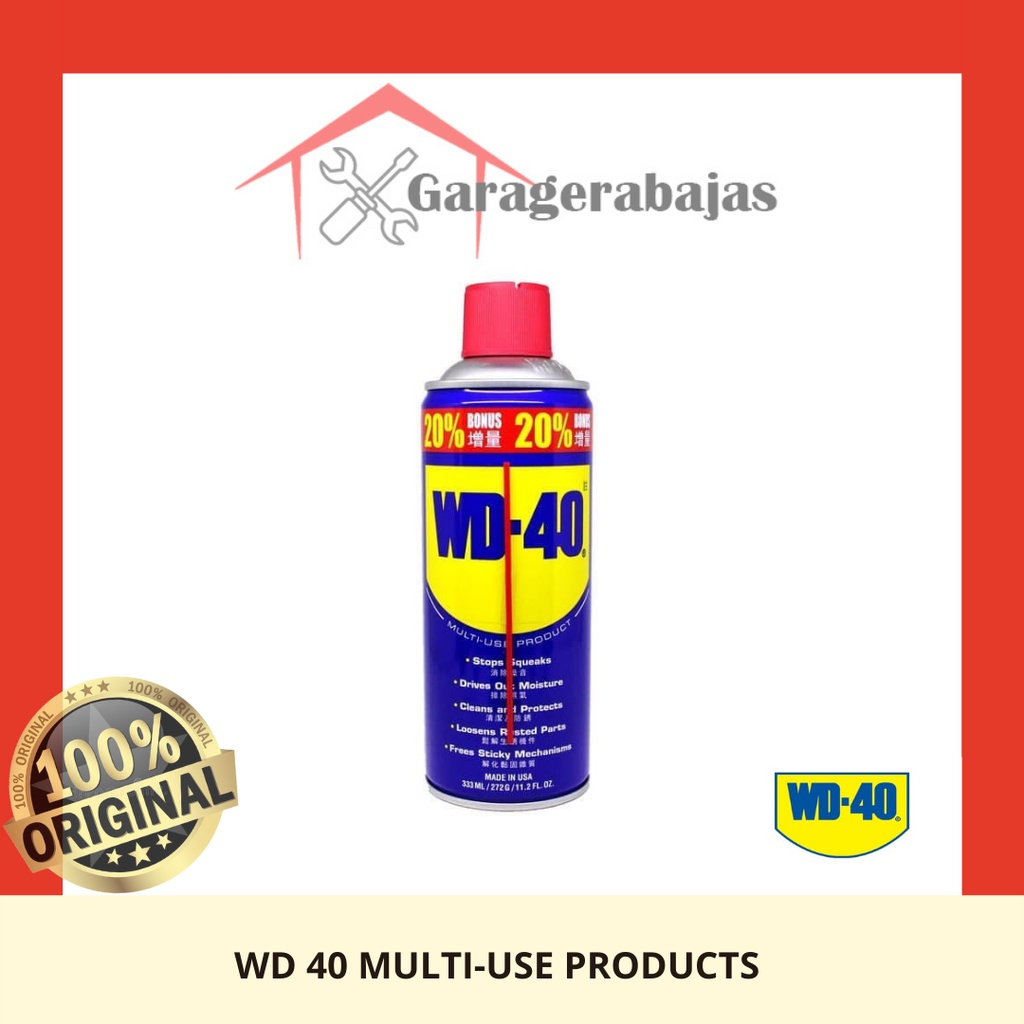 WD40 333ML - WD 40 333ML MULTI USE - PELUMAS ANTI KARAT - DUS ISI 24
