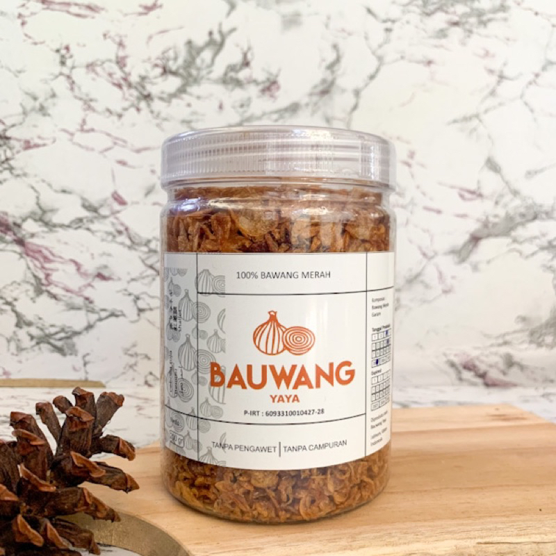 

BAWANG GORENG PREMIUM [BAUWANG YAYA 200gr] BAWANG MERAH / BRAMBANG ASLI TANPA CAMPURAN TEPUNG
