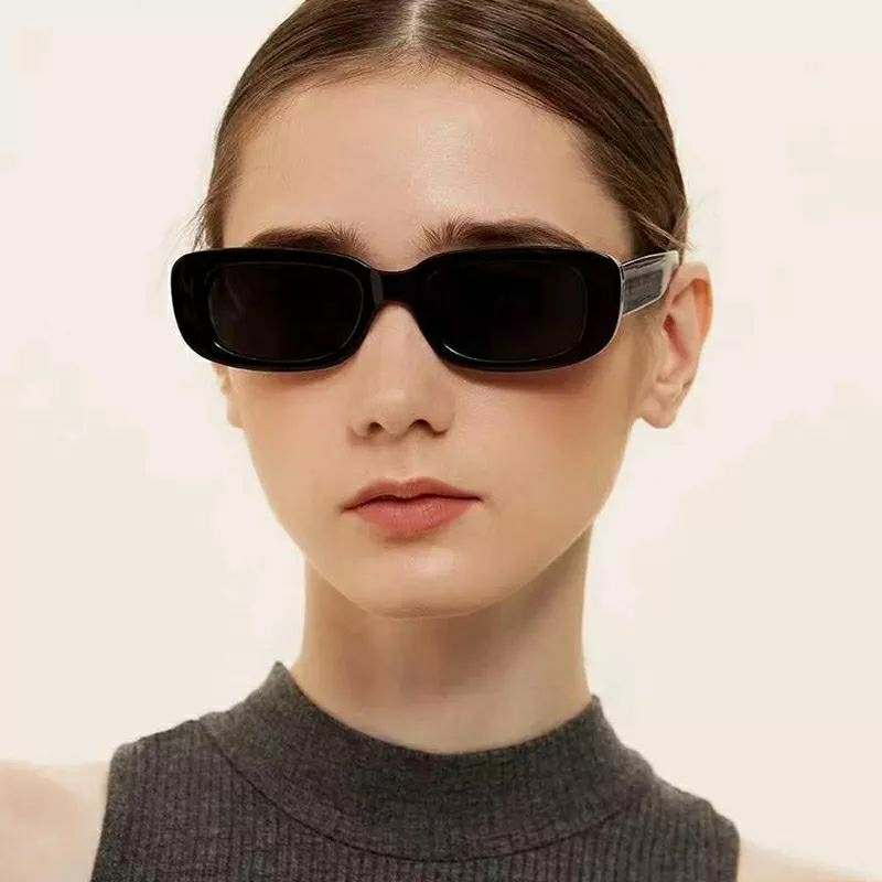 Kacamata retro Gladys frame kotak glasses / kacamata hitam wanita fashion / kacamata hitam cewek mur