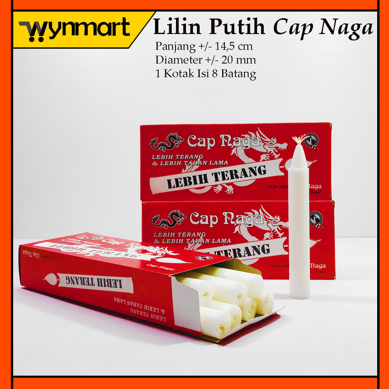 Lilin Mati Lampu / Lilin Putih Jumbo