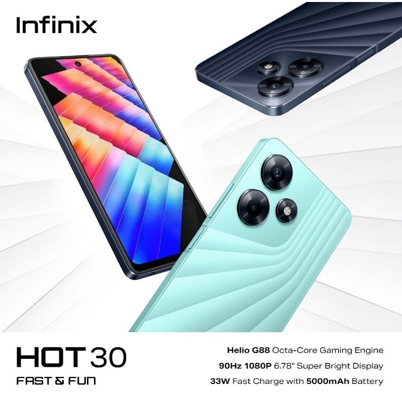 Infinix Hot 30 NFC 8/128 GB New Garansi Resmi Infinix Indonesia