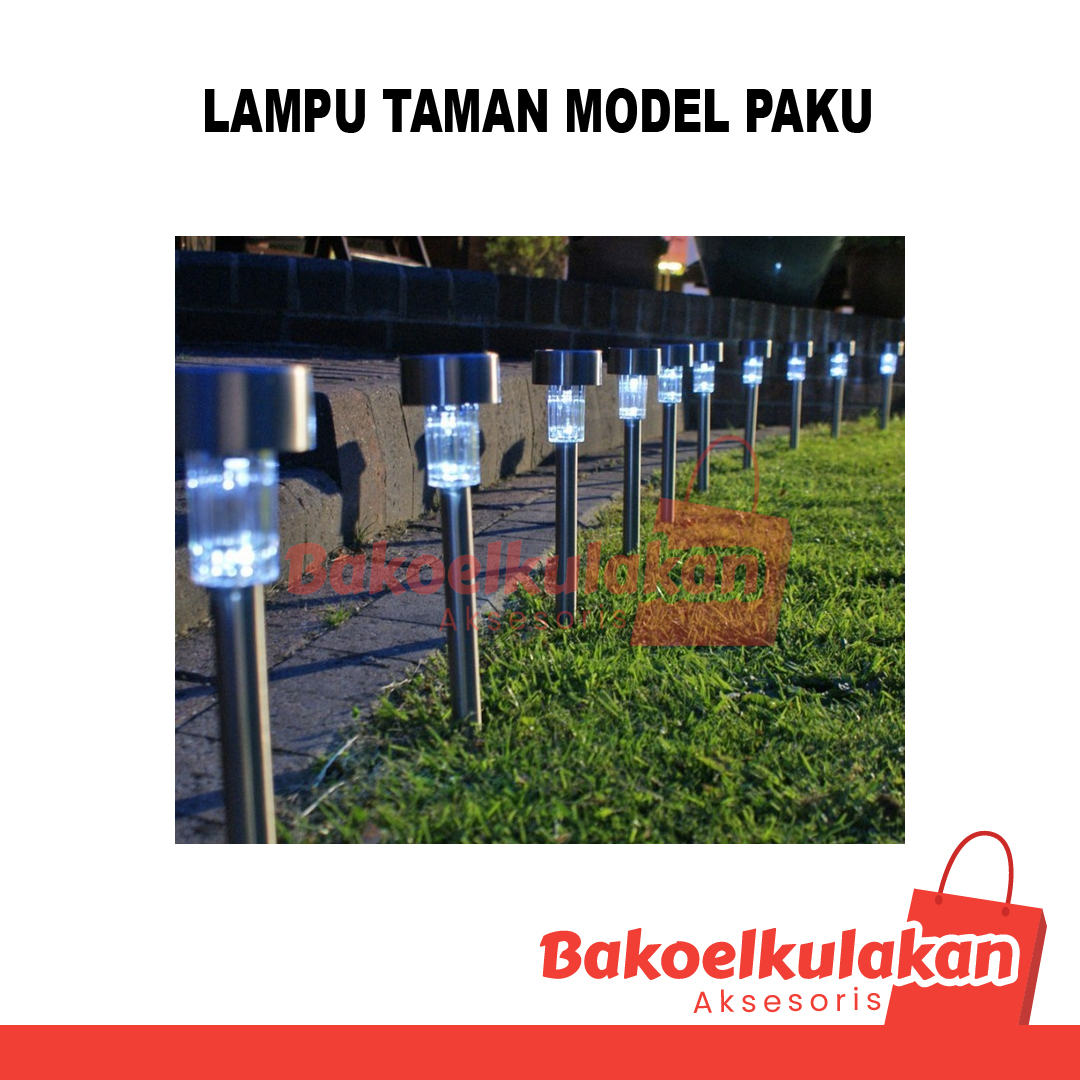 LAMPU TAMAN TANCAP TENAGA SURYA