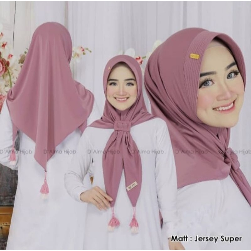 SEGITIGA INSTAN PET TASEL/SEGITIGA INSTAN KONCER/SEGITIGA INSTAN JERSEY ORI D'ALMA