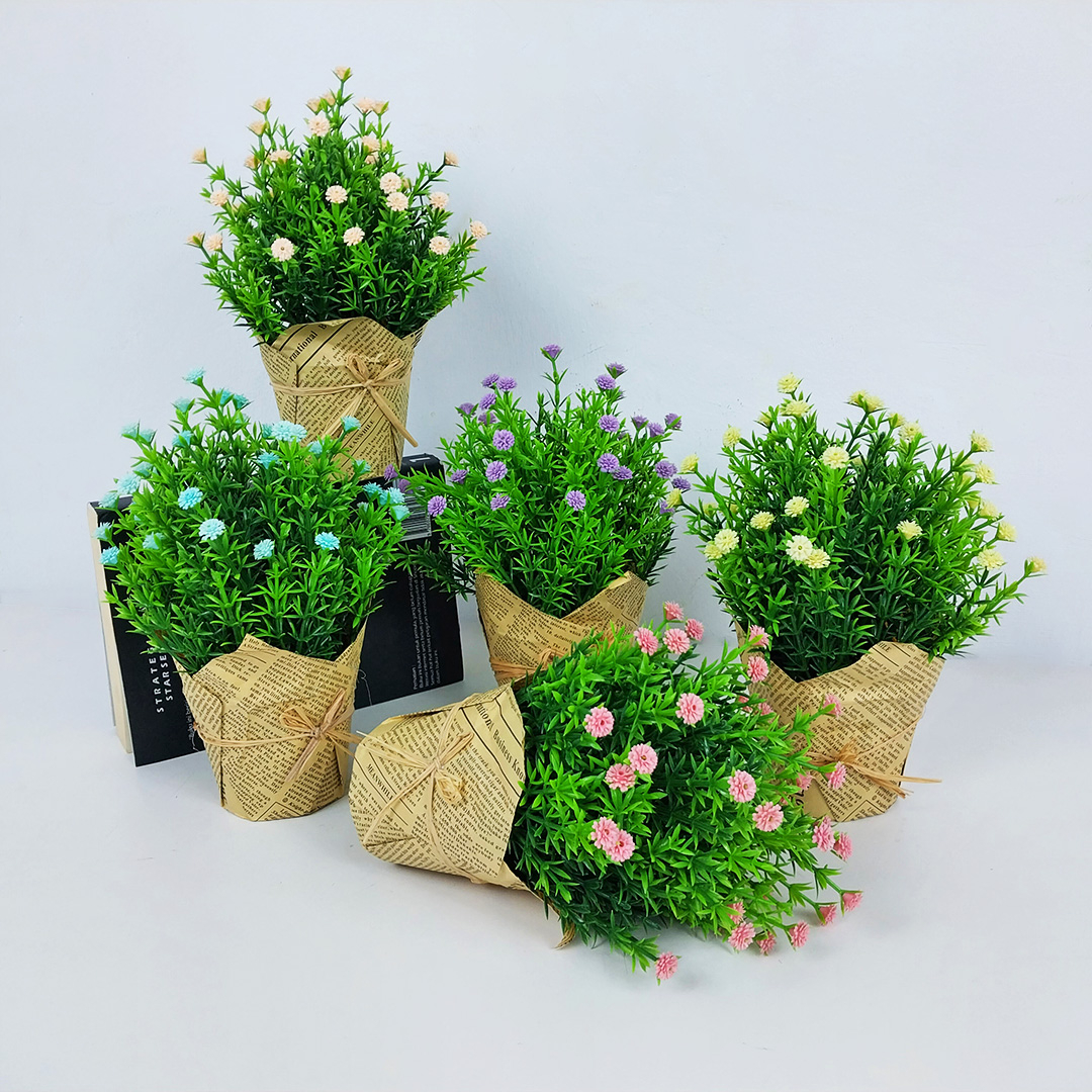 AND / COD / Tanaman Bunga Hias Plastik Artificial Flowers Cantik Bunga Hias Murah Dekorasi Rumah Import PBP86