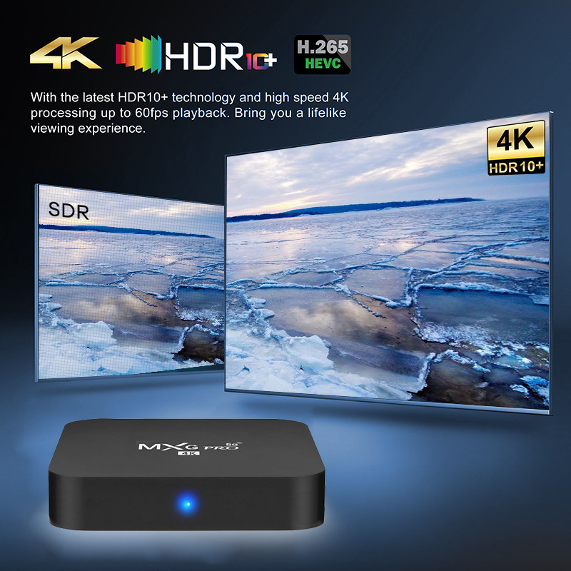 Android Set Top Box MXQ PRO 5G Smart TV BOX 4K Ultra HD