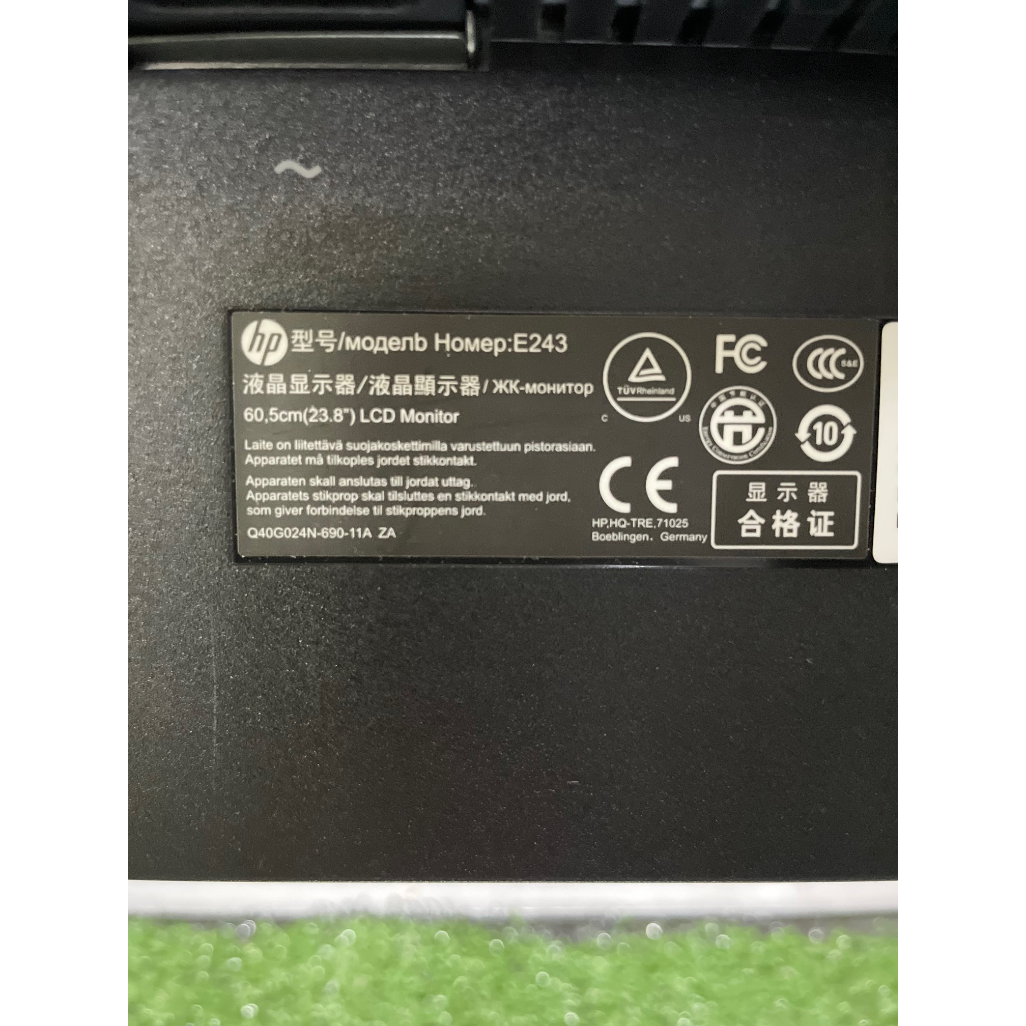 Monitor LED Frameless 22 inch HP E223 / 24 inch HP E243 IPS HDMI - murah second mulus