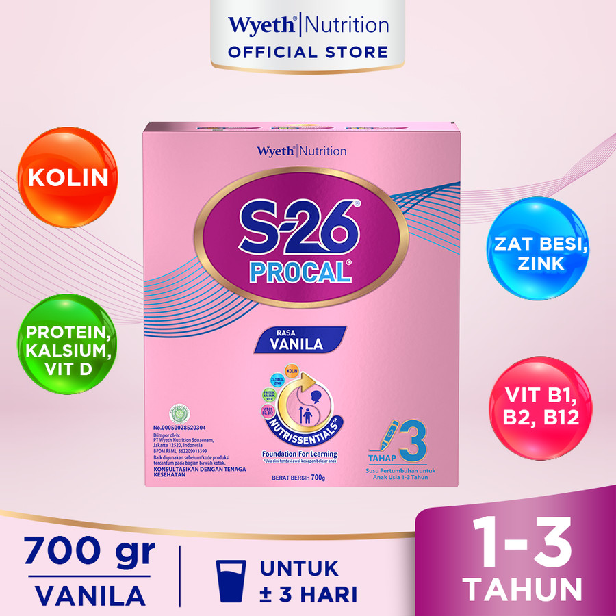 S-26 PROCAL RASA VANILA 700G