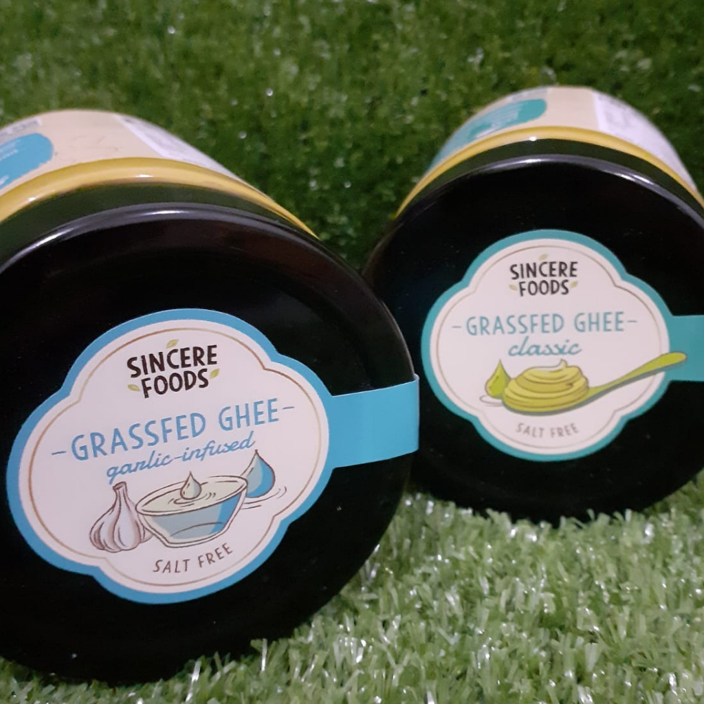 Sincere Foods Grassfed Ghee Garlic Dan Classic 250ml