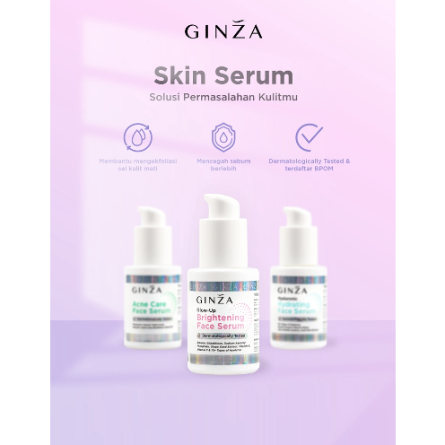 Ginza Glow Up Hydrating Face Serum 30ml
