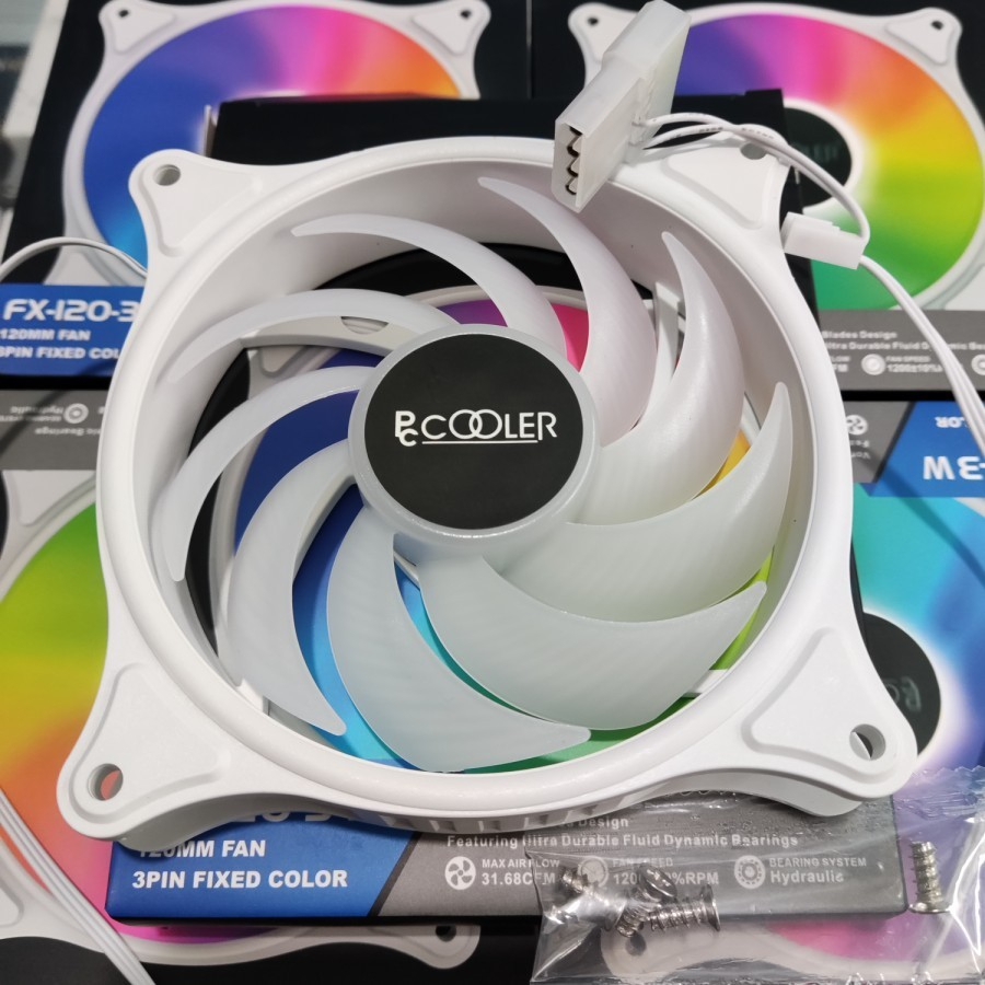 PCCOOLER Fan Casing 12Cm RGB PCCooler FX-120-3 White