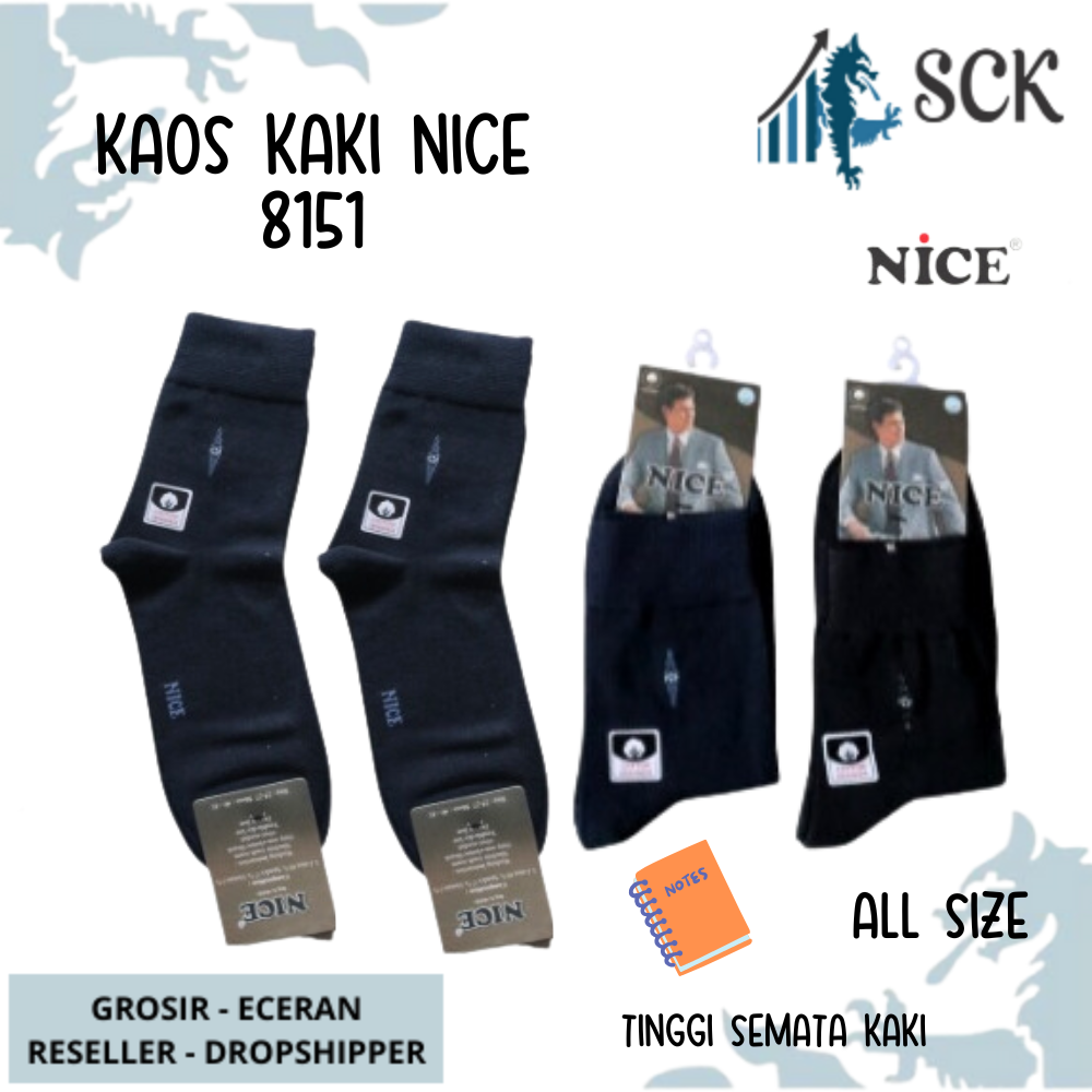 Kaos Kaki NICE 8151 Polos Warna / Kaos Kaki NICE 8151 / Invisible Socks - sckmenwear GROSIR