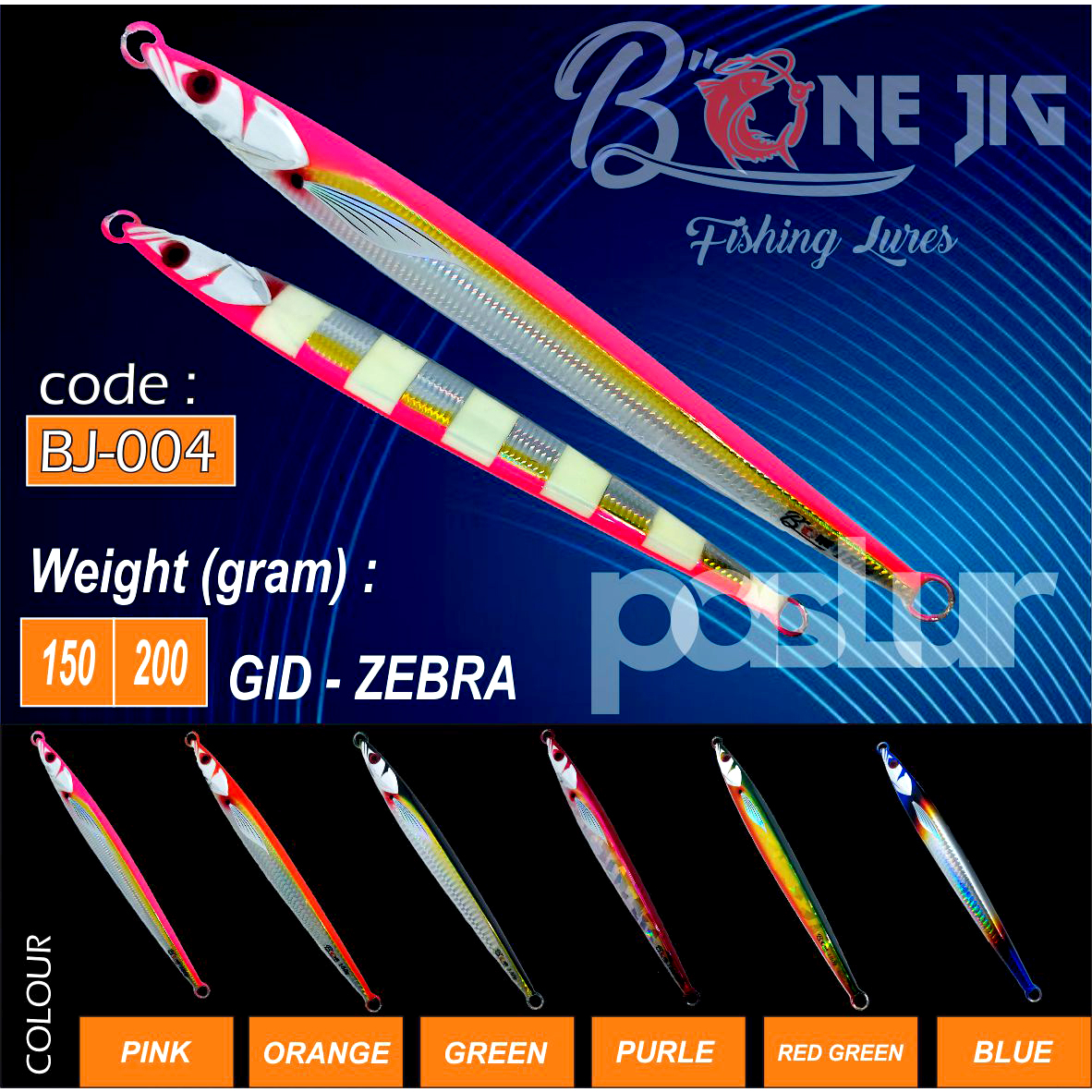 BONE JIG BJ-004 150 / 200 GRAM GID