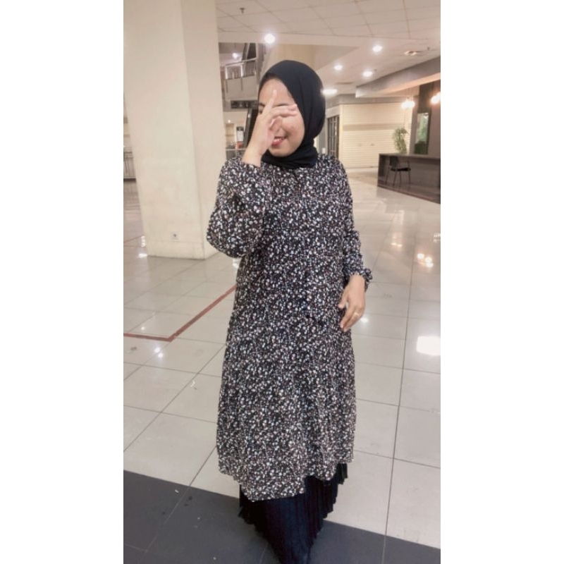 Tunik Prisket Ori Poppy Syari