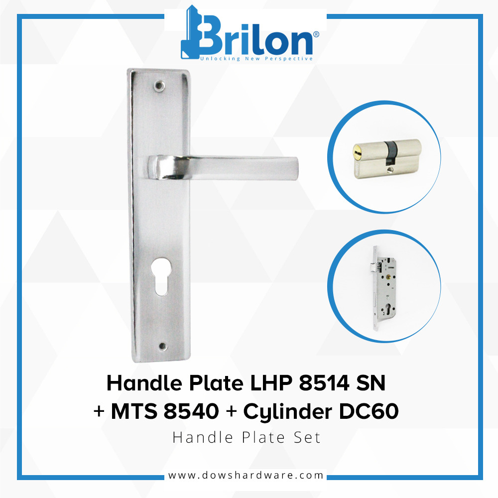 Kunci pintu tanggung, handle pintu merk Brilon