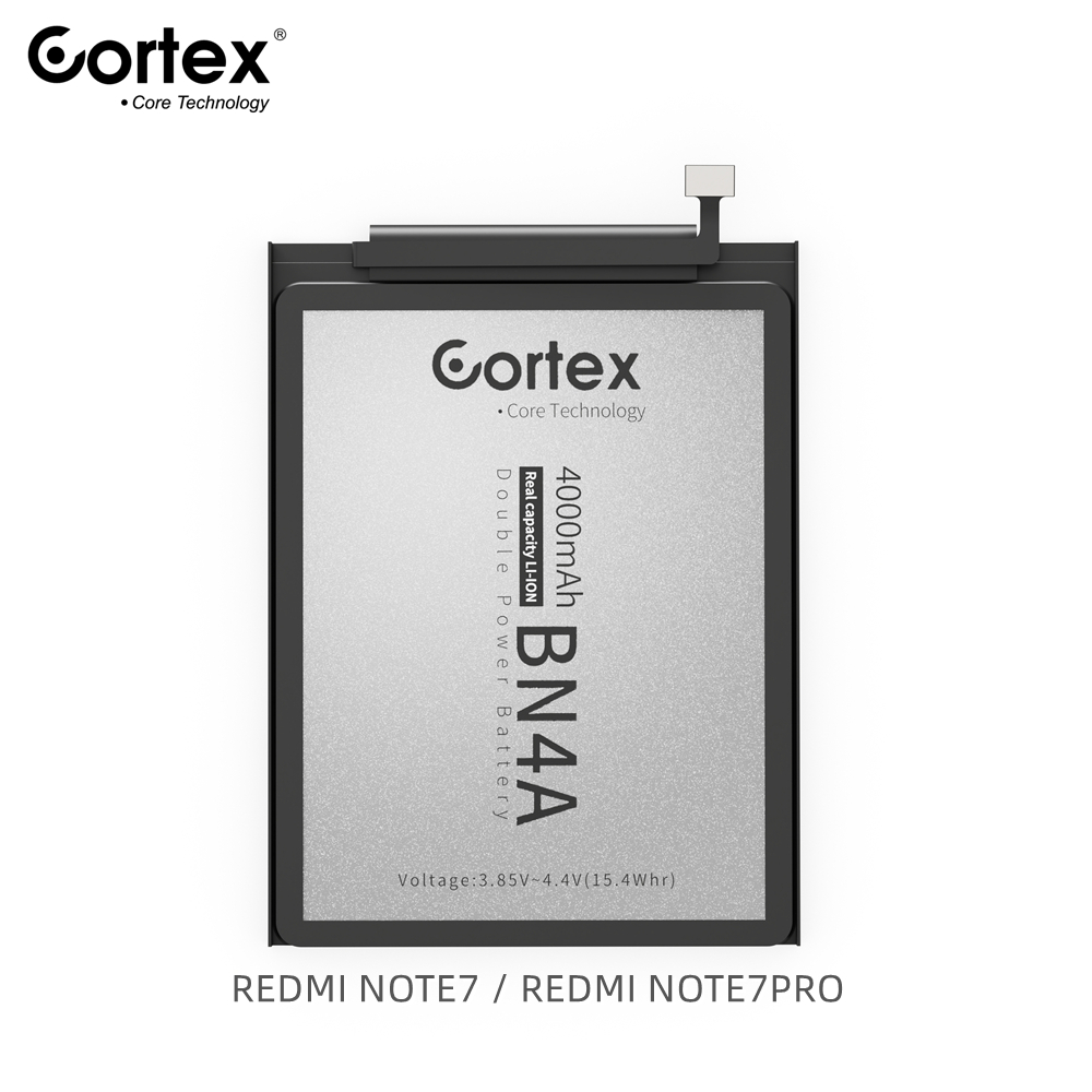 Cortex - BN4A BN 4A Redmi Note 7 / Redmi Note 7 Pro Original Double Power IC Real Capacity Batre Batrai Baterai Battery