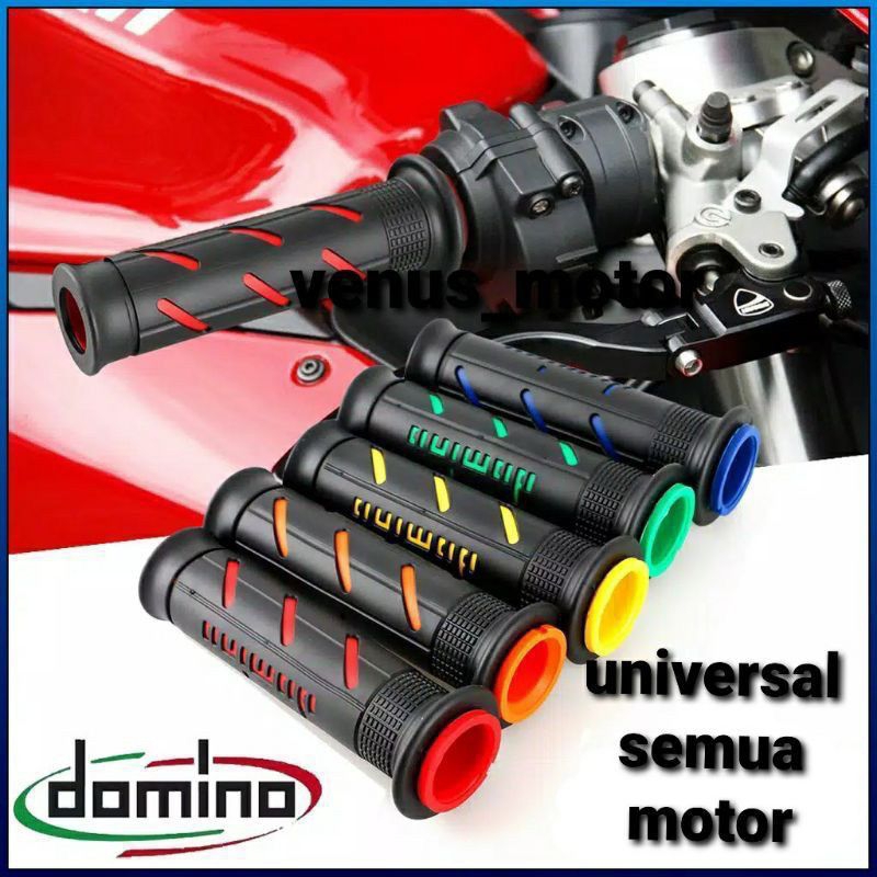 Handgrip domino handfat universal motor karet setang motor domino