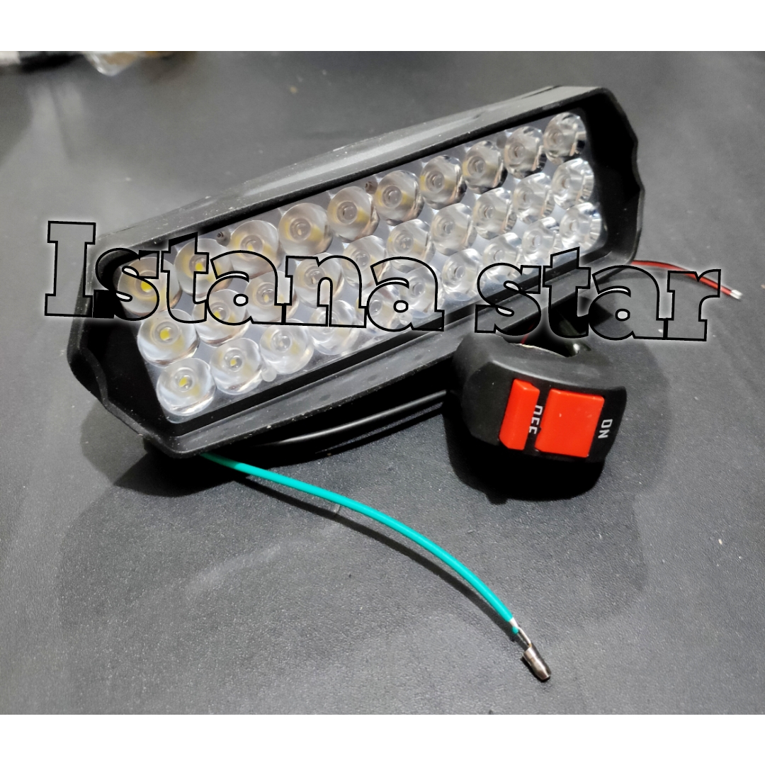 PROMO 2 PCS Lampu Tembak PLX 30 Mata Panjang Flood Spot Panjang