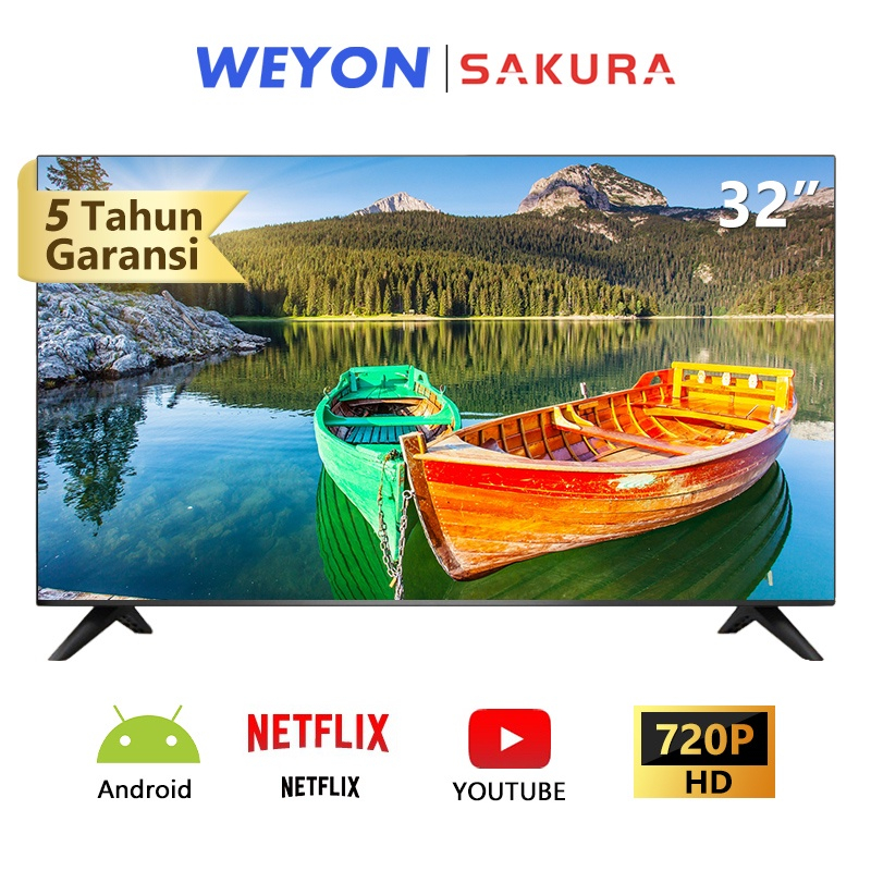 LED TV WEYON 32 Inc Android Smart Digital TV 32in