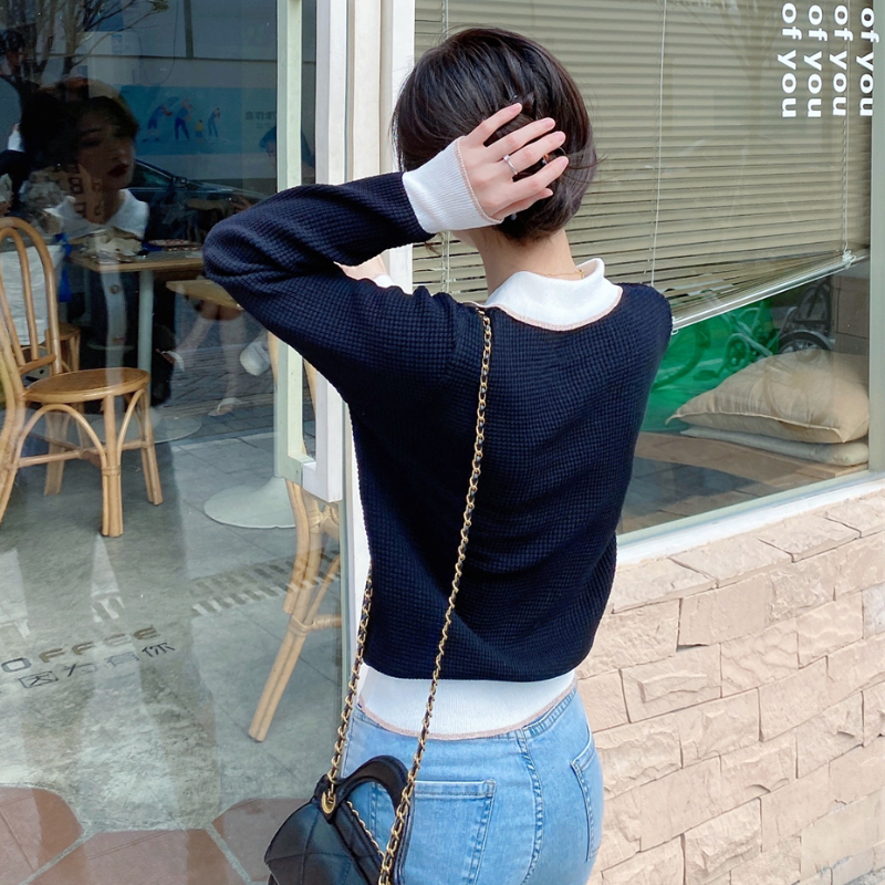 MOOGU ♡ Sweater korea atasan rajut temperamen wanita top