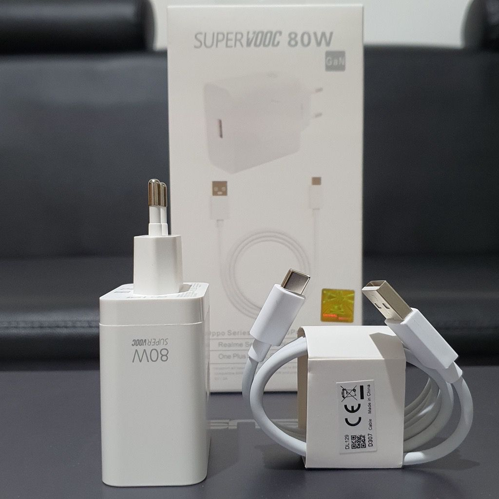 Charger Oppo / Realme 80W Super Vooc TYPE-C Original 100%