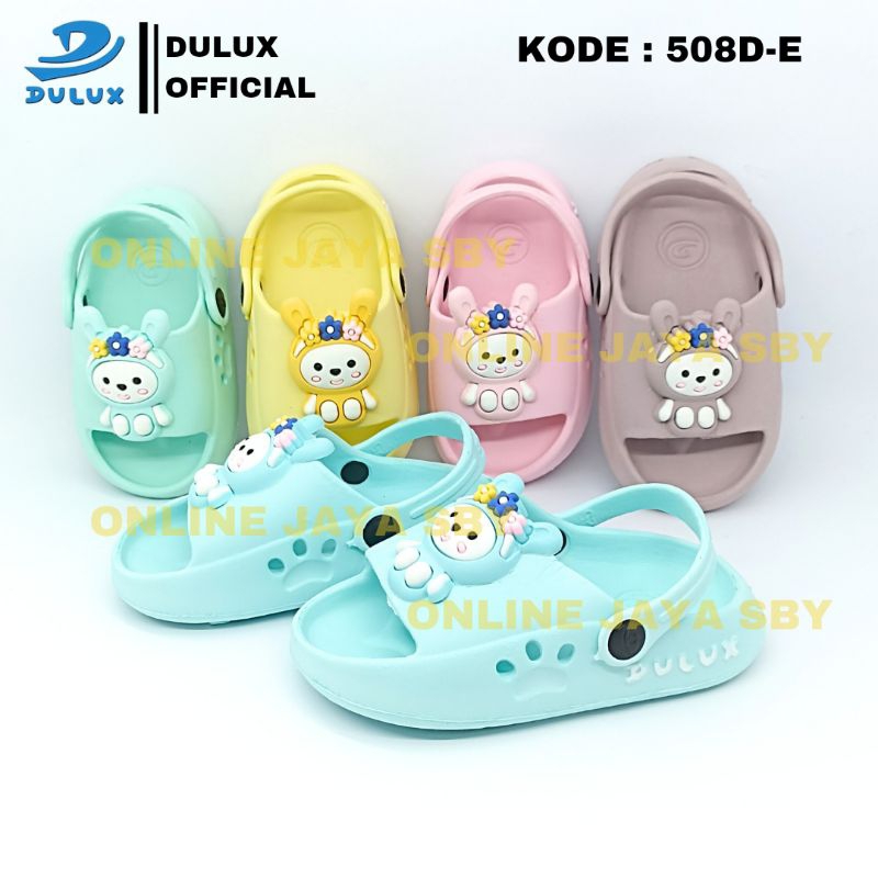 DULUX - SANDAL SLOP ANAK PEREMPUAN BUNNY 508E-KLC UKURAN 20-25