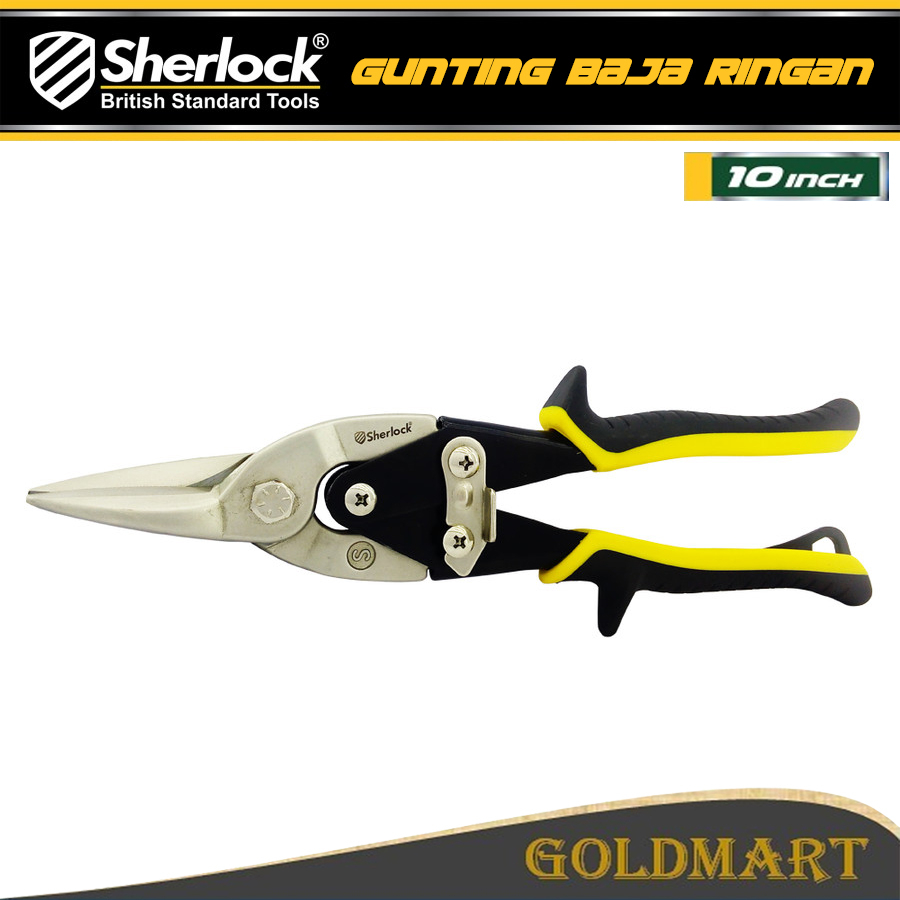 

GUNTING BAJA RINGAN SHERLOCK AVIATION SNIP STRAIGHT / SENG / HOLLOW 10 INCH
