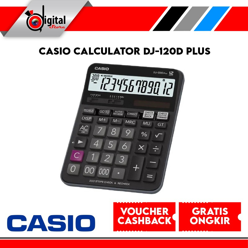 

Kalkulator Casio DJ-120D PLUS - Calculator Casio DJ120PLUS
