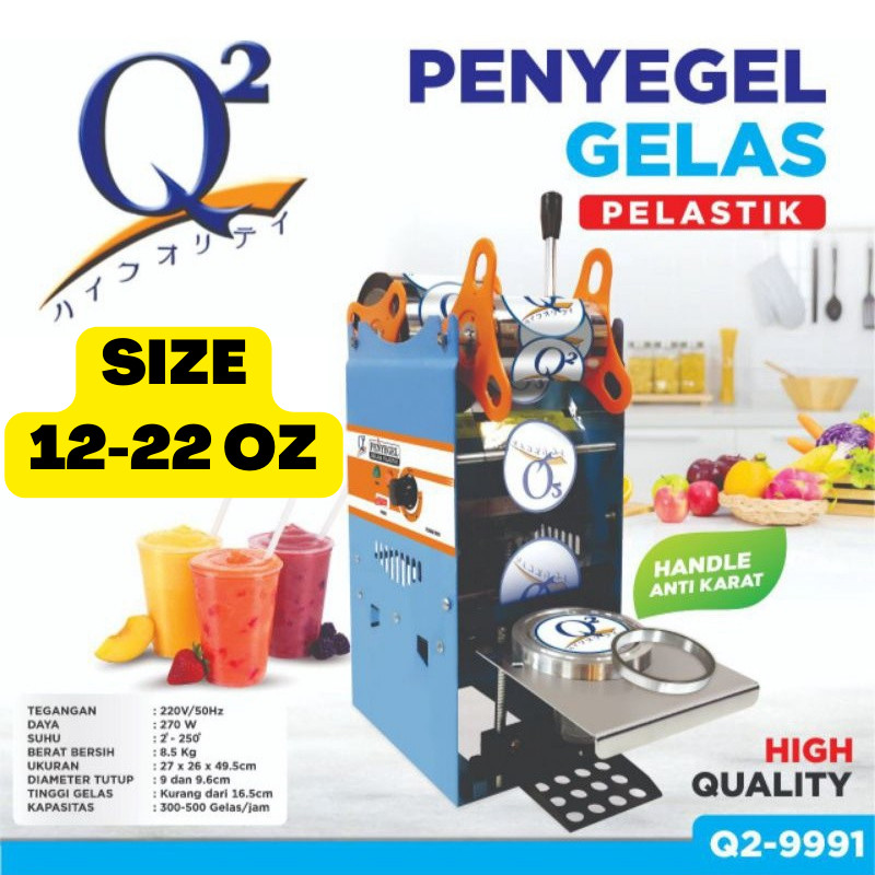 Mesin Pres Cup Sealer Press Plastik Gelas Q2 8881