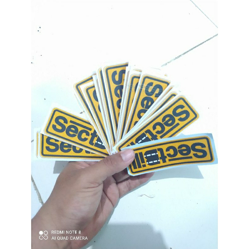 Stiker sectbill cutting