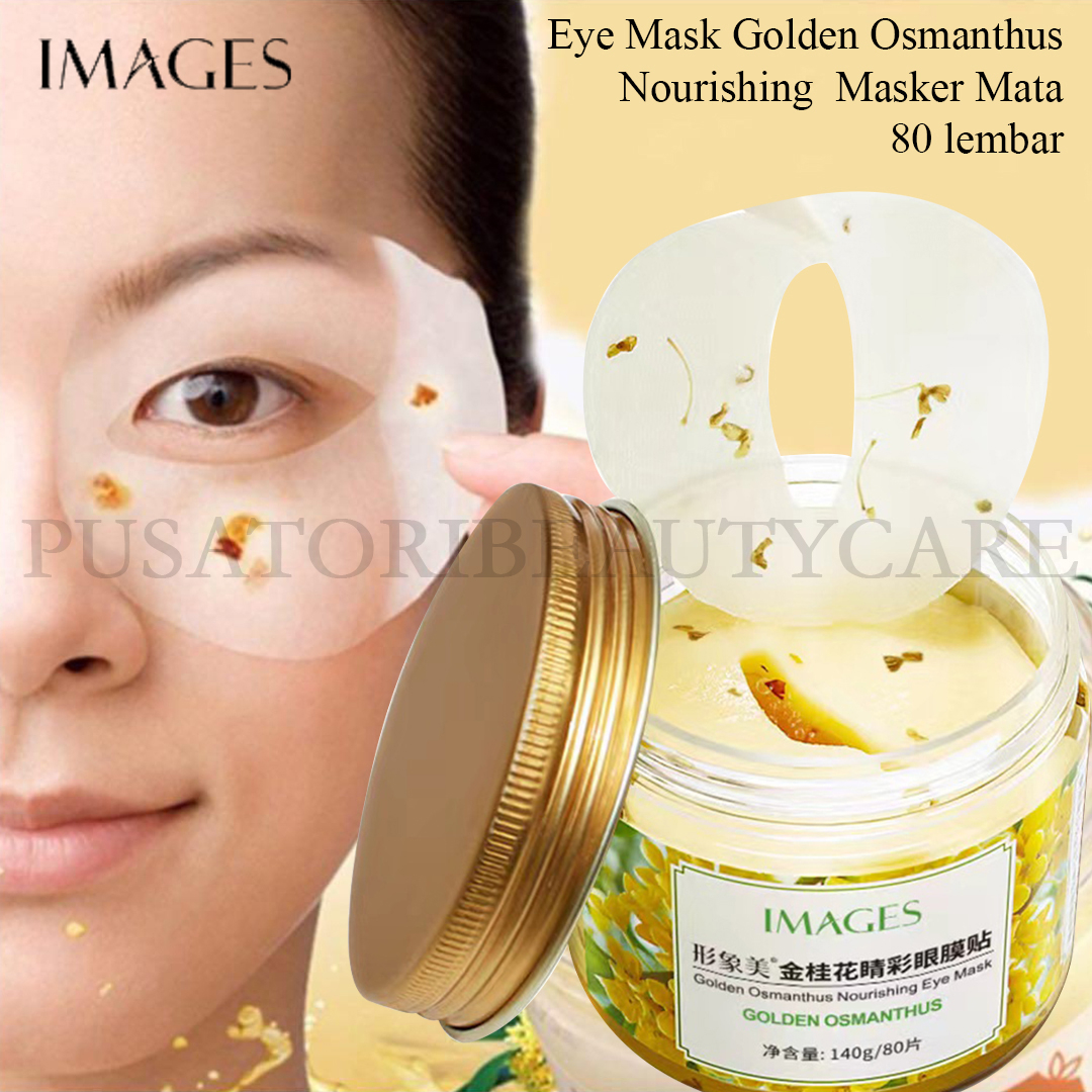 IMAGES Eye Mask Golden Osmanthus Nourishing Masker Mata 80 lembar