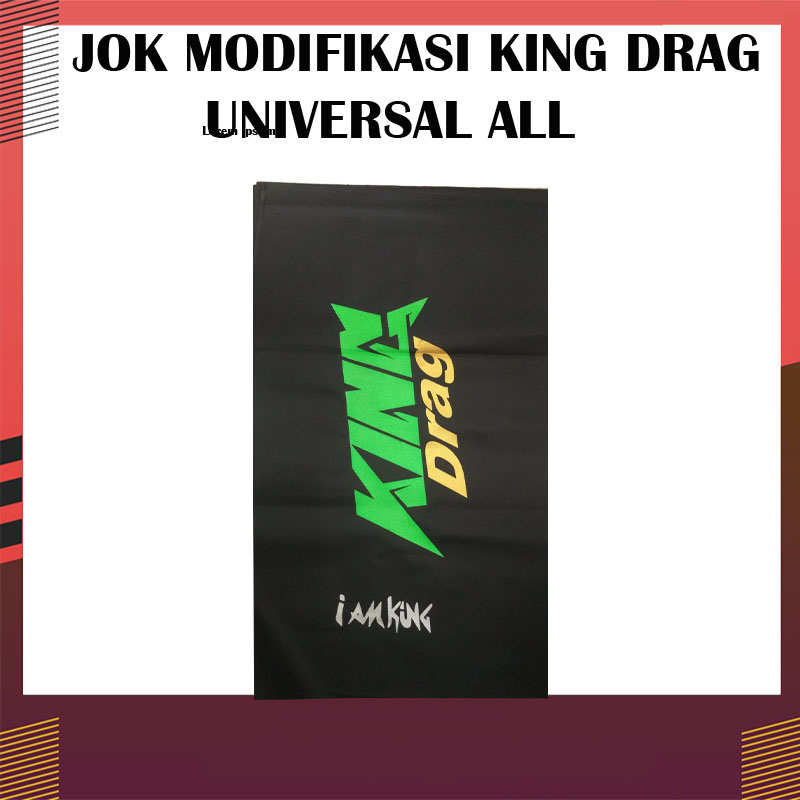 Sarung Jok Kain Jok King Drag Beat Mio Vario 125 150 Dll Lapis Jok King Drag