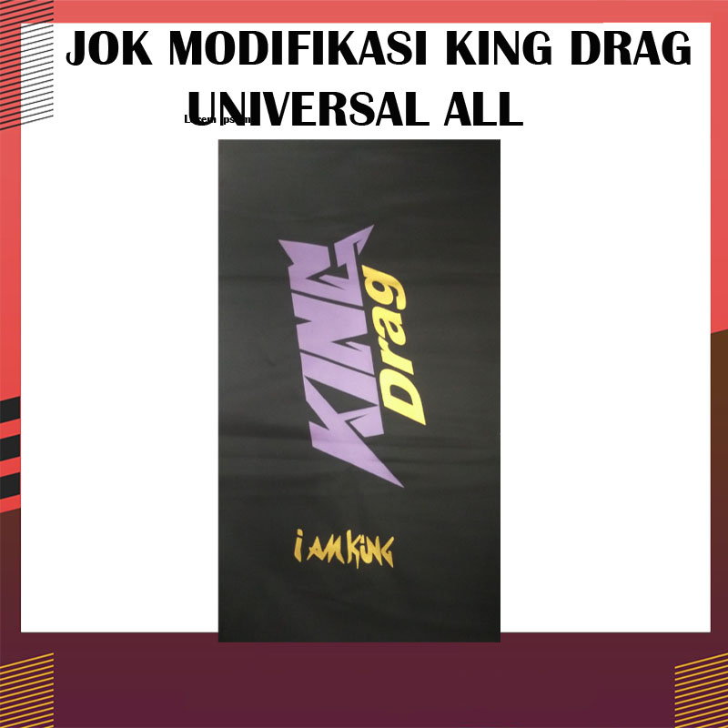 Sarung Jok Kain Jok King Drag Beat Mio Vario 125 150 Dll Lapis Jok King Drag