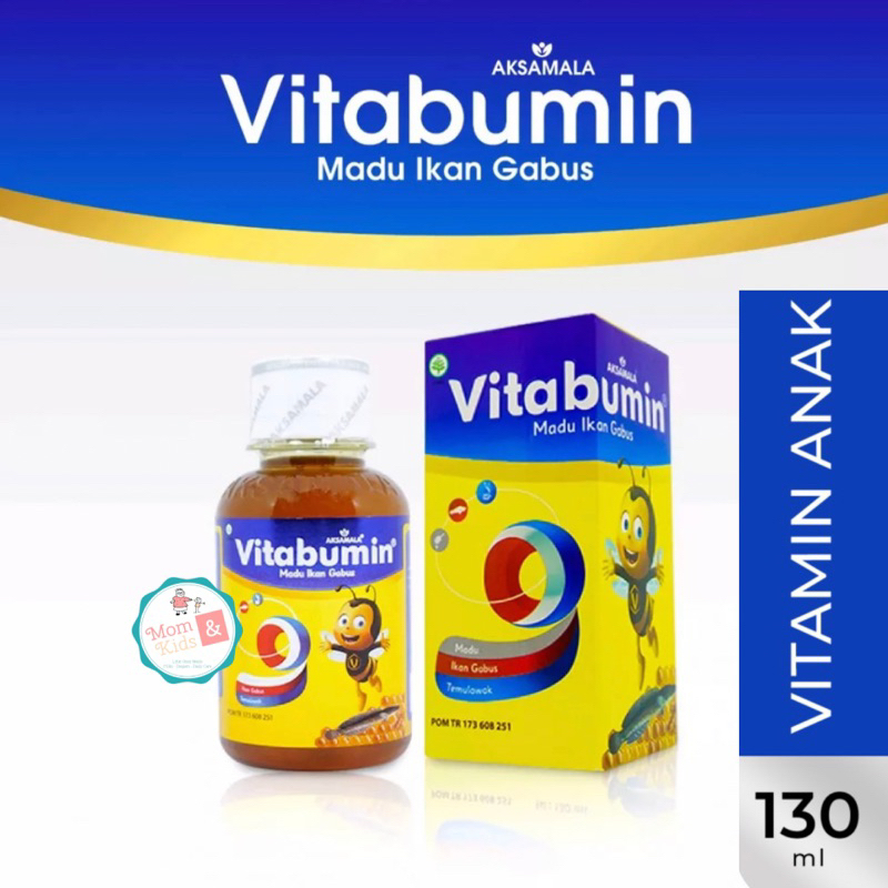 VITABUMIN Madu Ikan Gabus Madu Albumin Anak 60ml &amp; 130ml | Suplemen Vitamin Anak