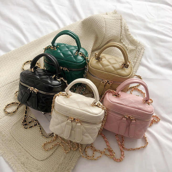 Ghaya - (Bisa COD) Hot Sale / Tas Femme / Tas Selempang Mini / Tas Selempang Bordir / Tas Rantai / Tas Santai / Tas Terbaru / Tas Kekinian