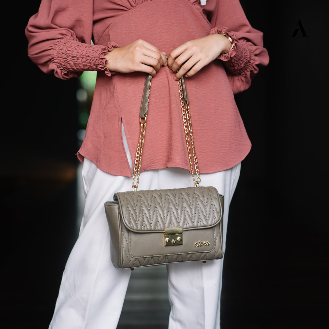 ALONA MIKA BAG Tas Selempang Kulit Wanita Premium + Dompet STNK Eksklusif