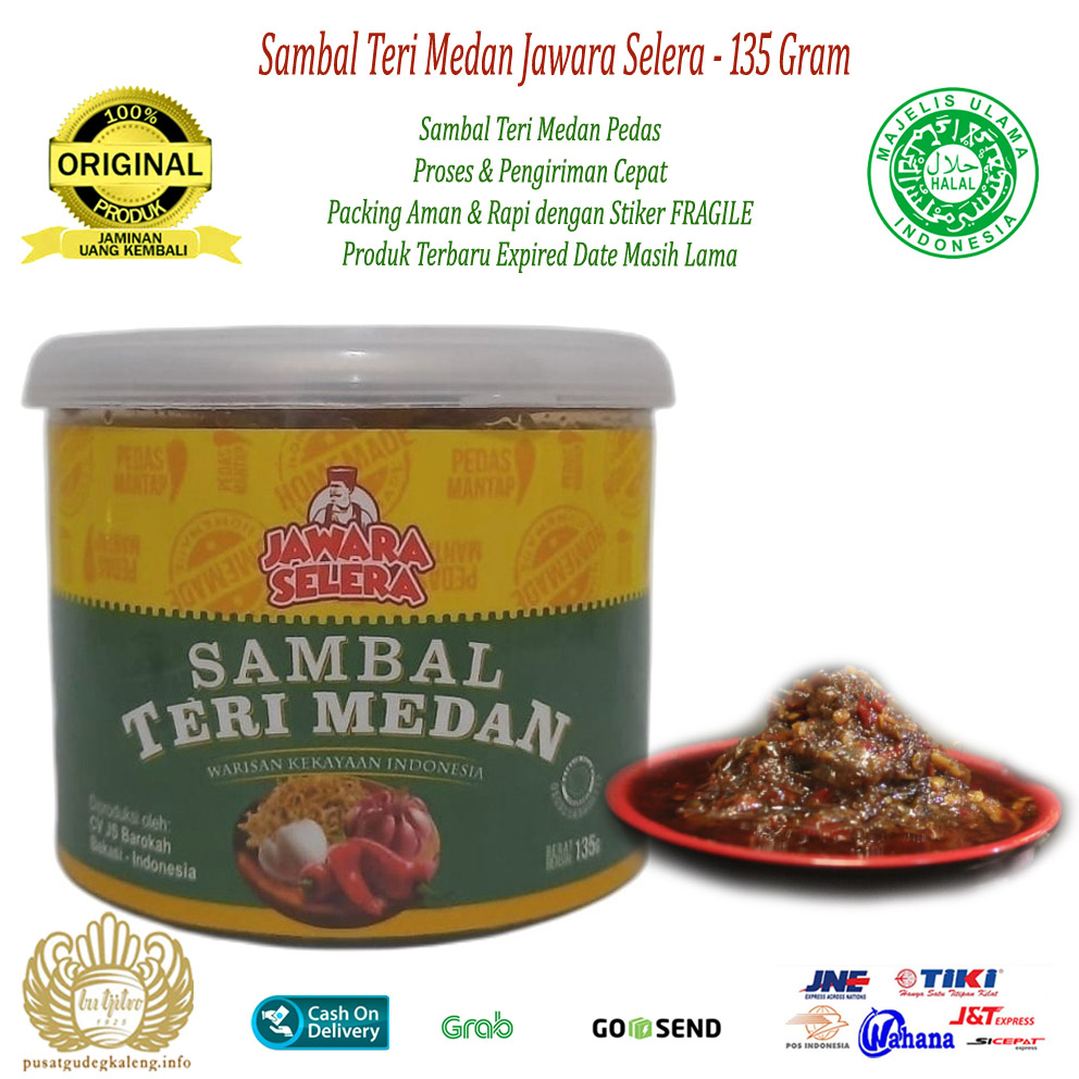 Sambal Teri Medan JS Jawara Selera - 135Gram