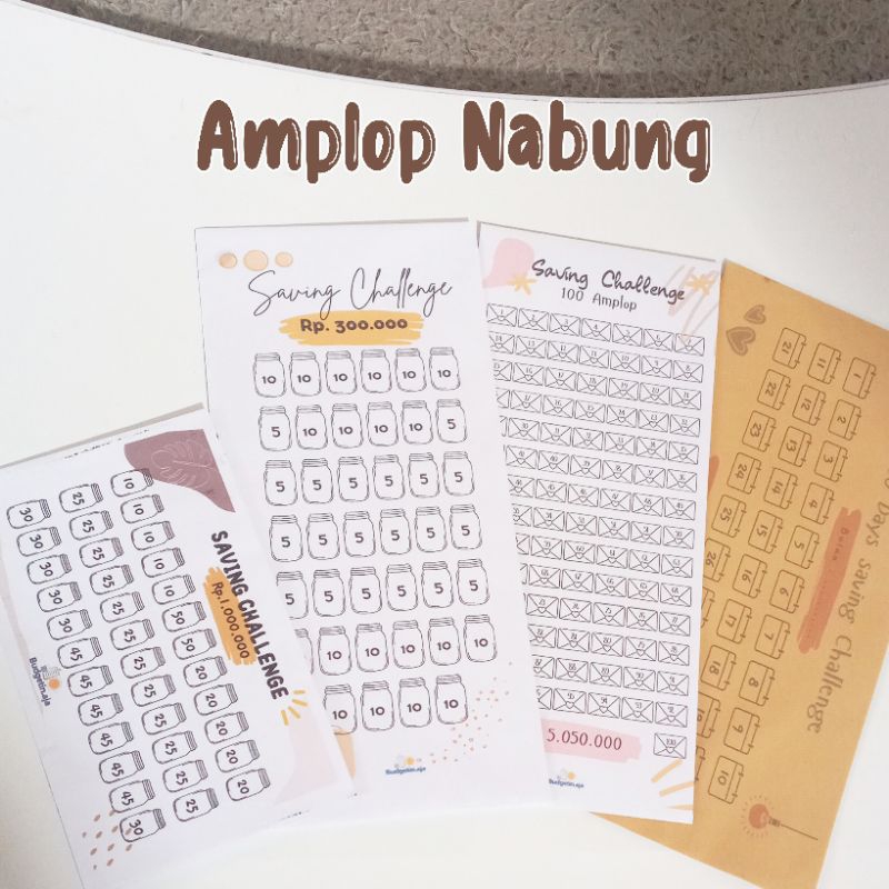 

Amplop Nabung Saving Challenge