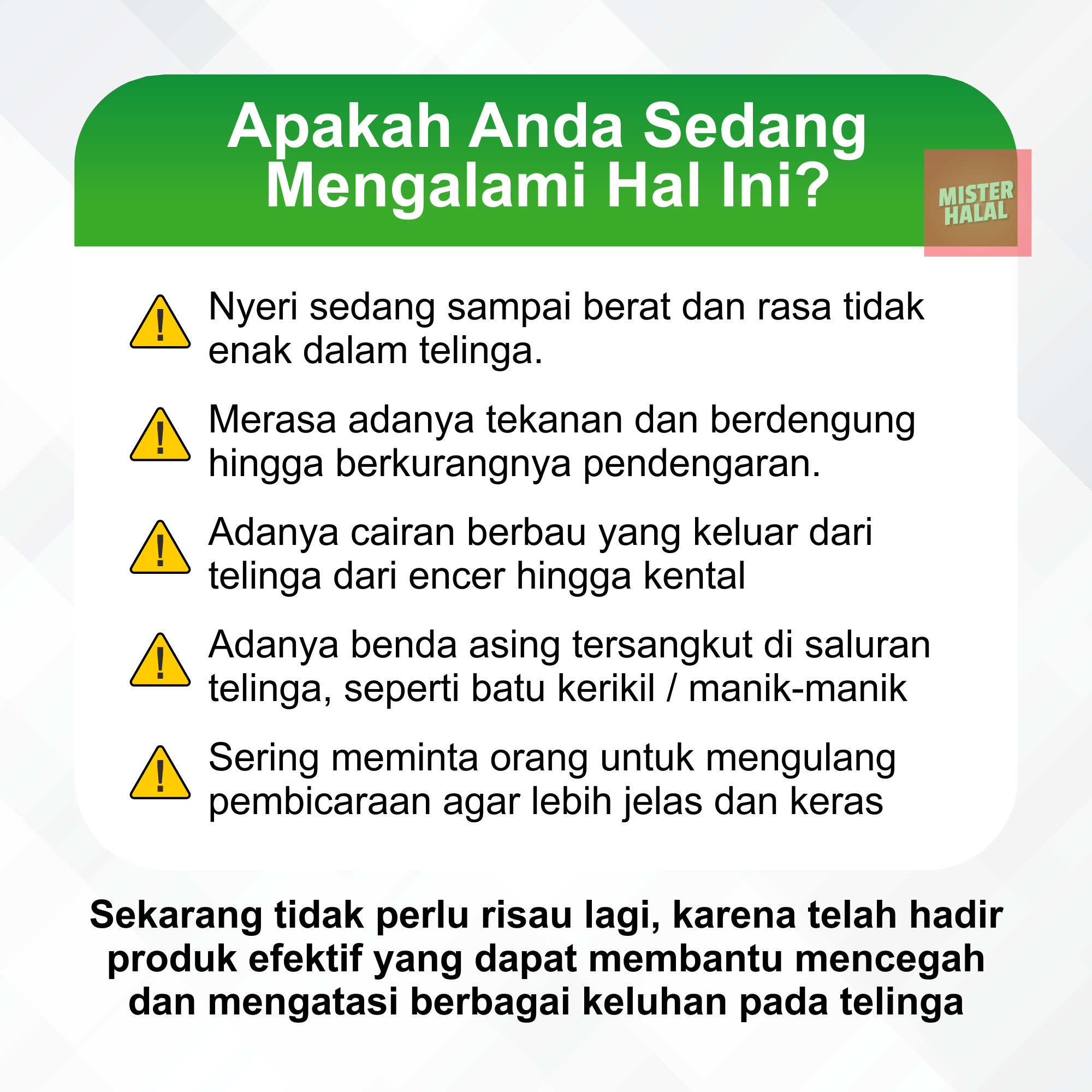 EARPRO Obat Gangguan Telinga, Obat Tinnitus, Telinga Berdenging, Berdengung, Mendengung Pada Telinga Kiri/Kanan, Obat Congek Telinga Bernanah, Infeksi Telinga, Curek, Bisa Untuk Anak Dan Dewasa