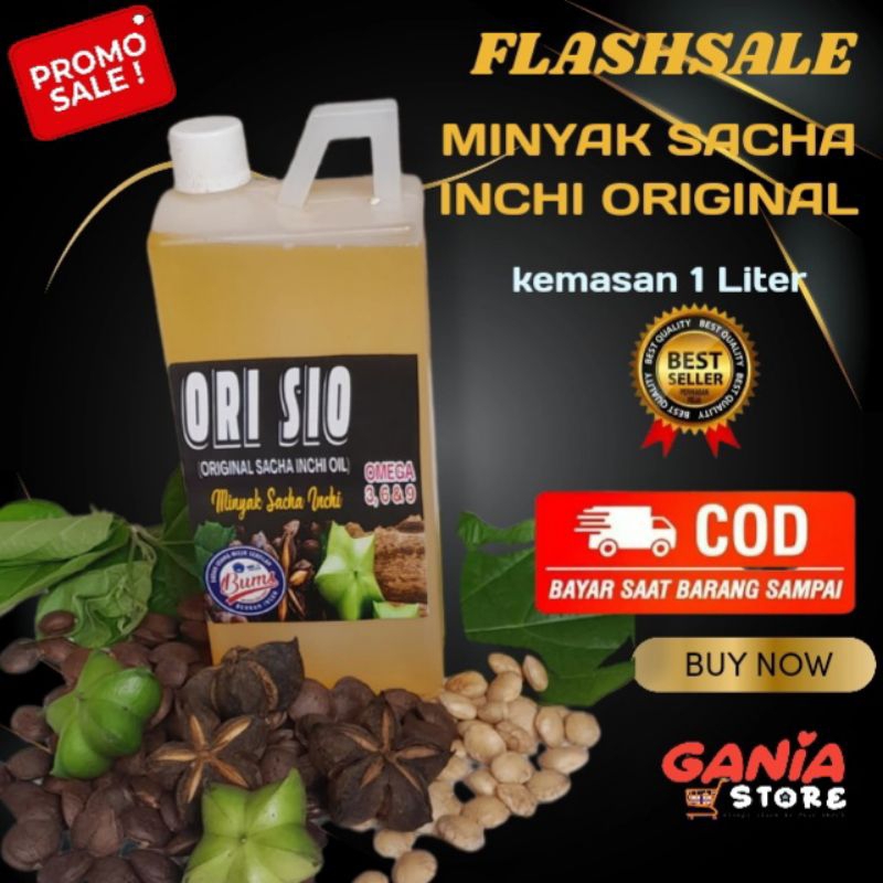 

SACHA INCHI ORIGINAL MURNI 1 Liter