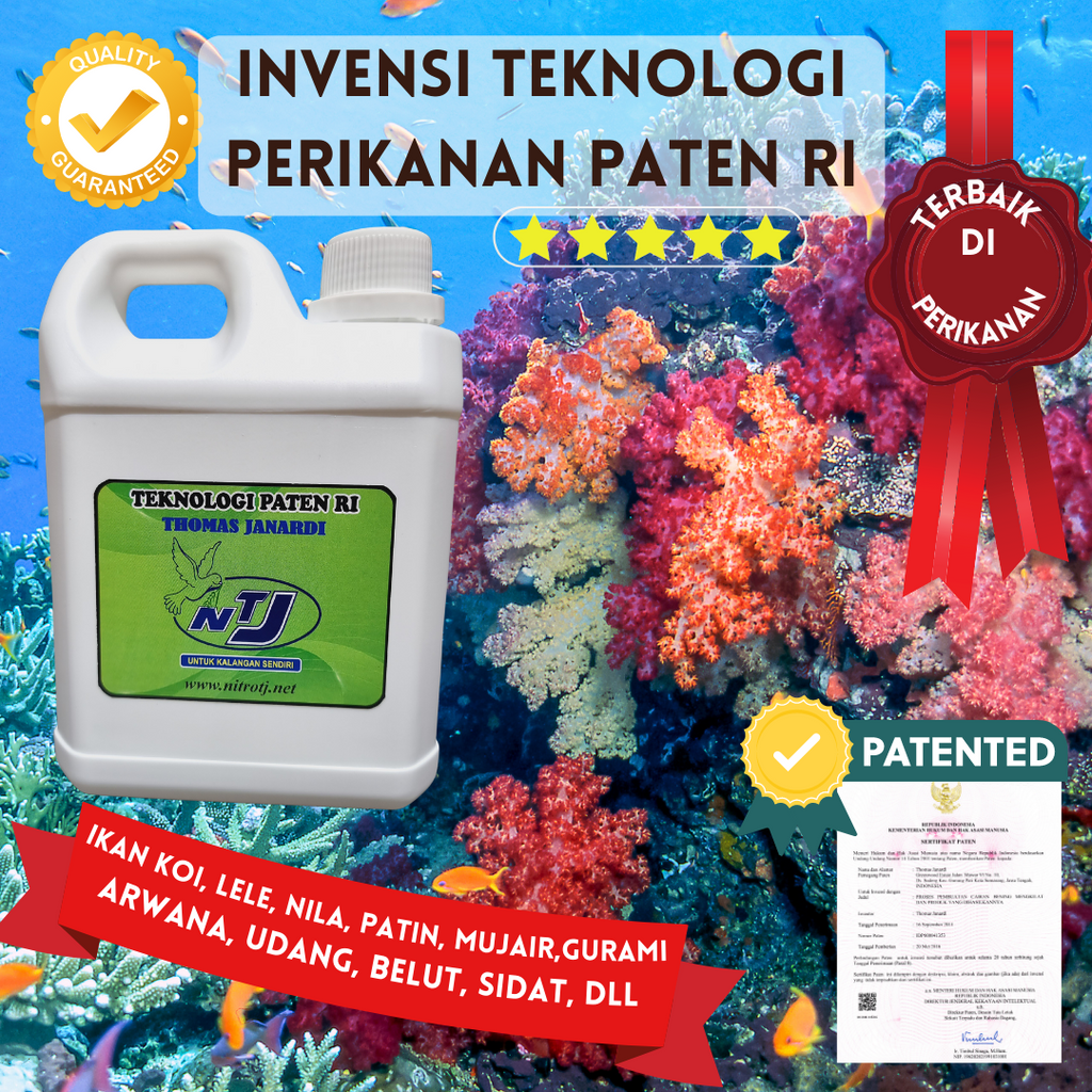 Penghilang Bau Kolam Ikan Lele (Nitrobacter TJ/ NTJ)