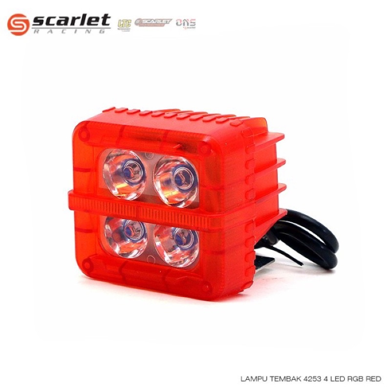 LAMPU TEMBAK LAMPU SOROT LAMPU KABUT LED 4 MATA 4253 ONS RGB UNIVERSAL