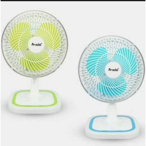 ARASHI DESK FAN / KIPAS ANGIN MEJA AR 138 GENERAL (8 INCH)