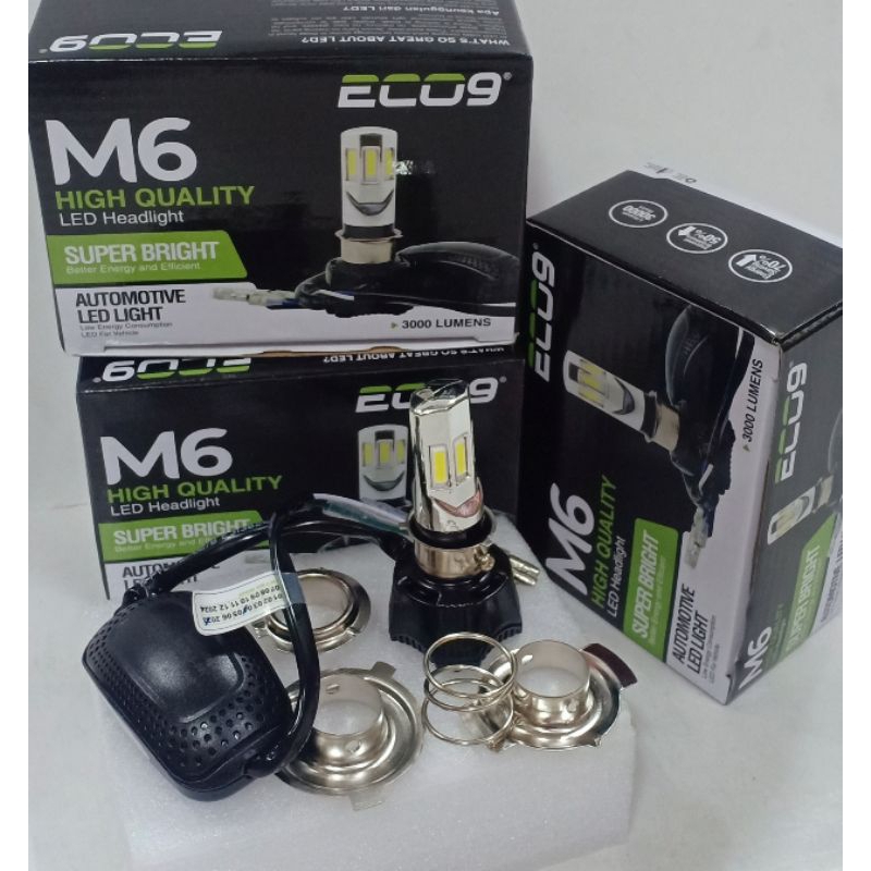 LAMPU LED DEPAN LUMINOS LUXIMOS PUTIH 6 SISI KIPAS AC DC UNIVERSAL BEAT SCOOPY MIO MIO J MIO M3 VIXI