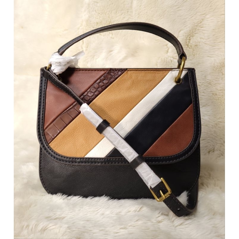Belmont Crossbody Dark Patchwork