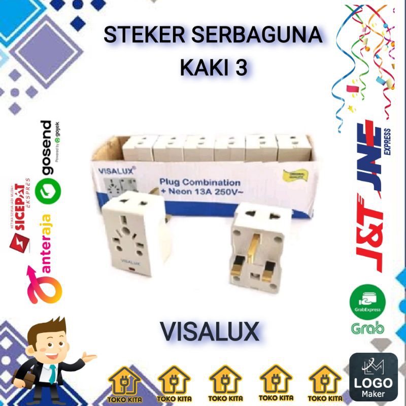 STEKER SERBAGUNA KAKI 3 VISALUX