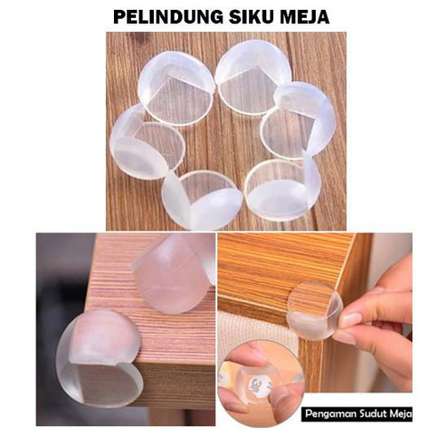 Karet Siku Meja Oval / Pelindung Anak dari Sudut Tajam