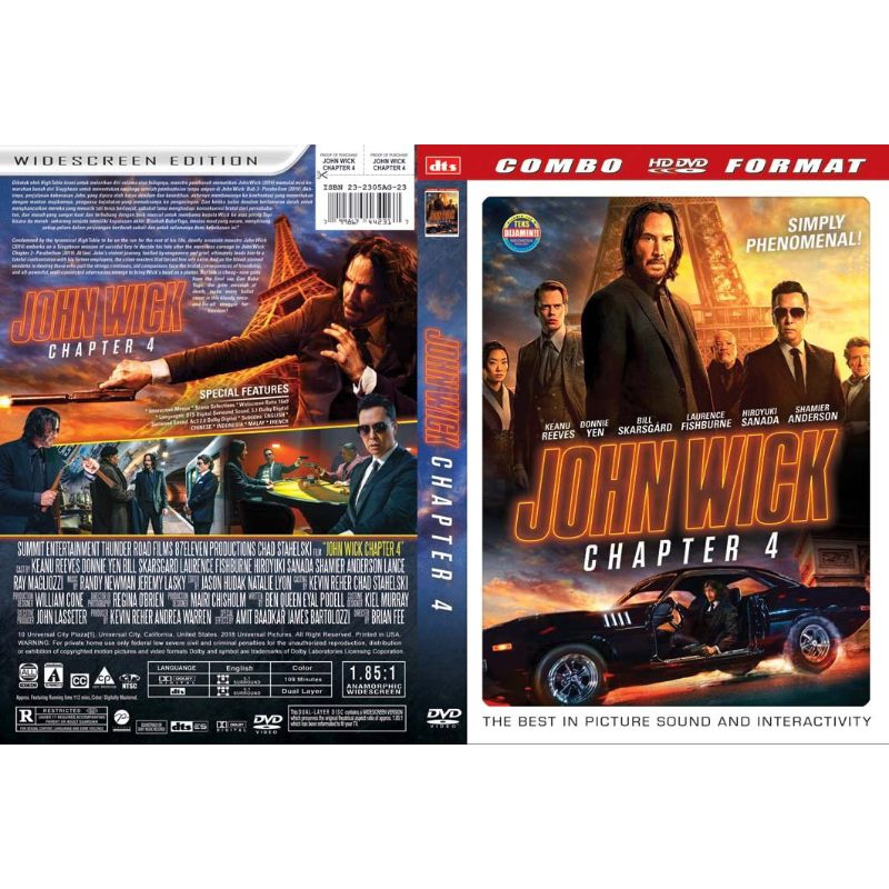 KASET DVD JOHN WICK 4 (2023)