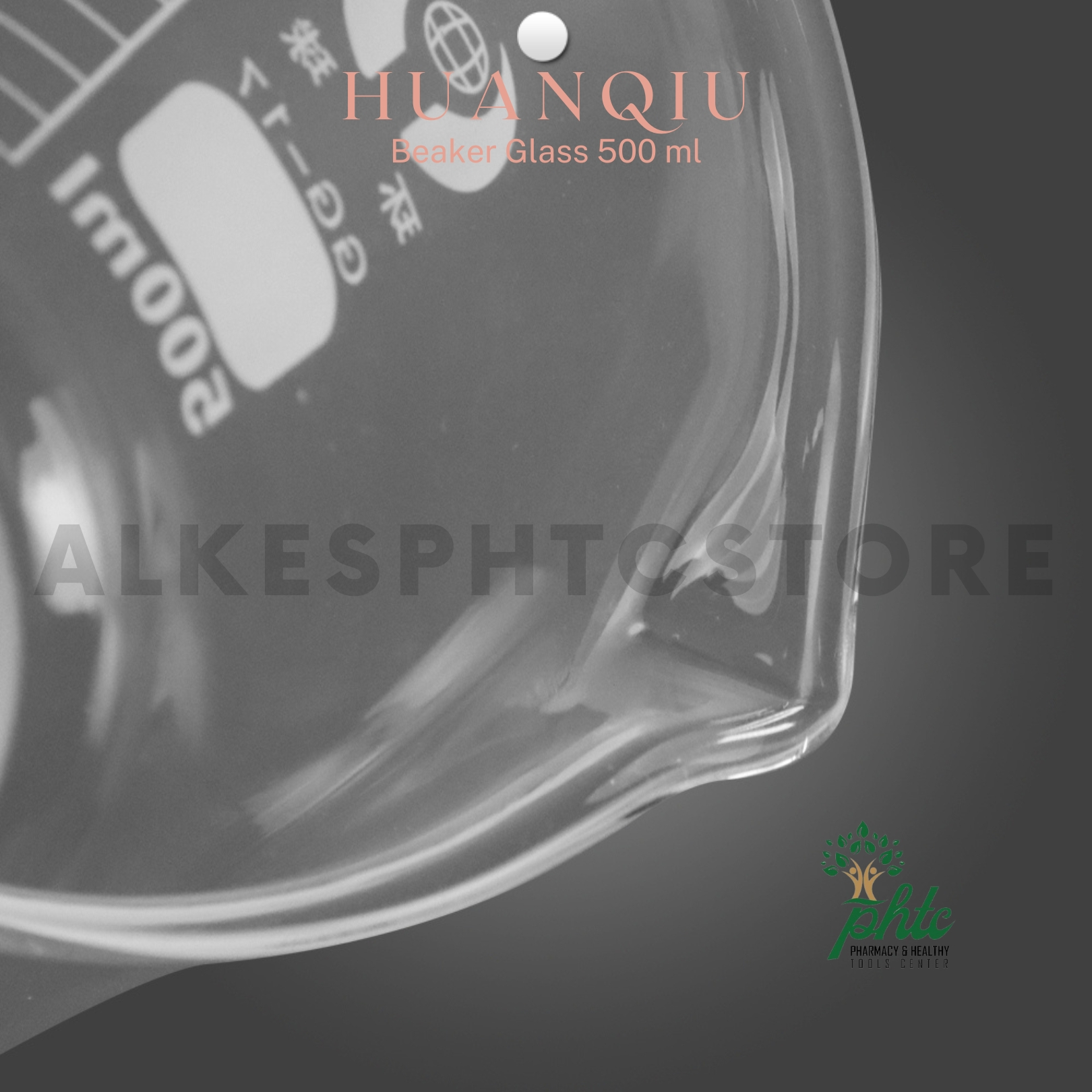 HQ Beaker Glass 500ml - Kaca