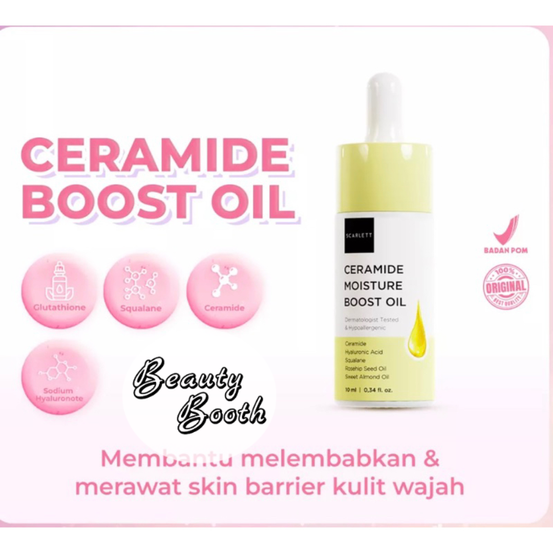 SCARLETT WHITENING Ceramide Moisture Boost Oil 10ml | Scarlet Ceramide Moisture